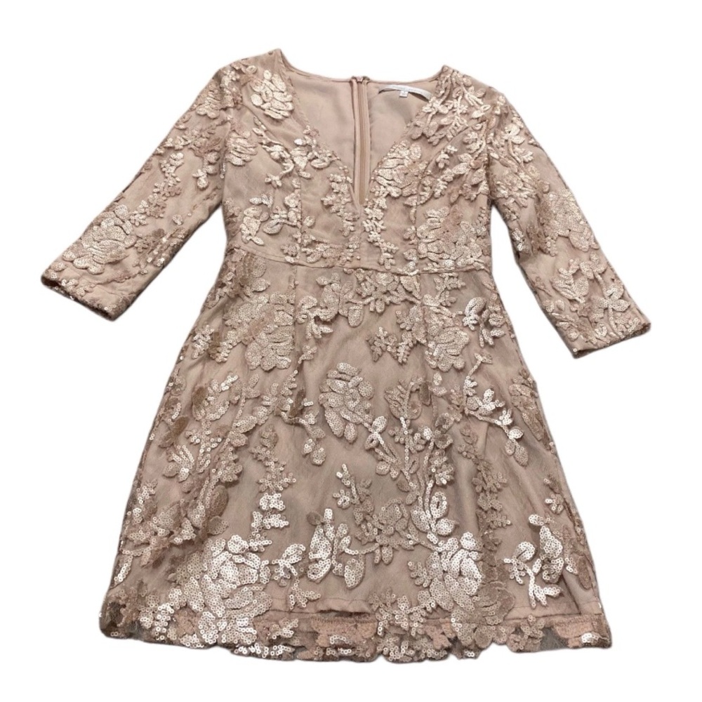 Lovers + Friends Fading Winter Sequin Mini Sheath Dress Size S - Picture 2 of 10